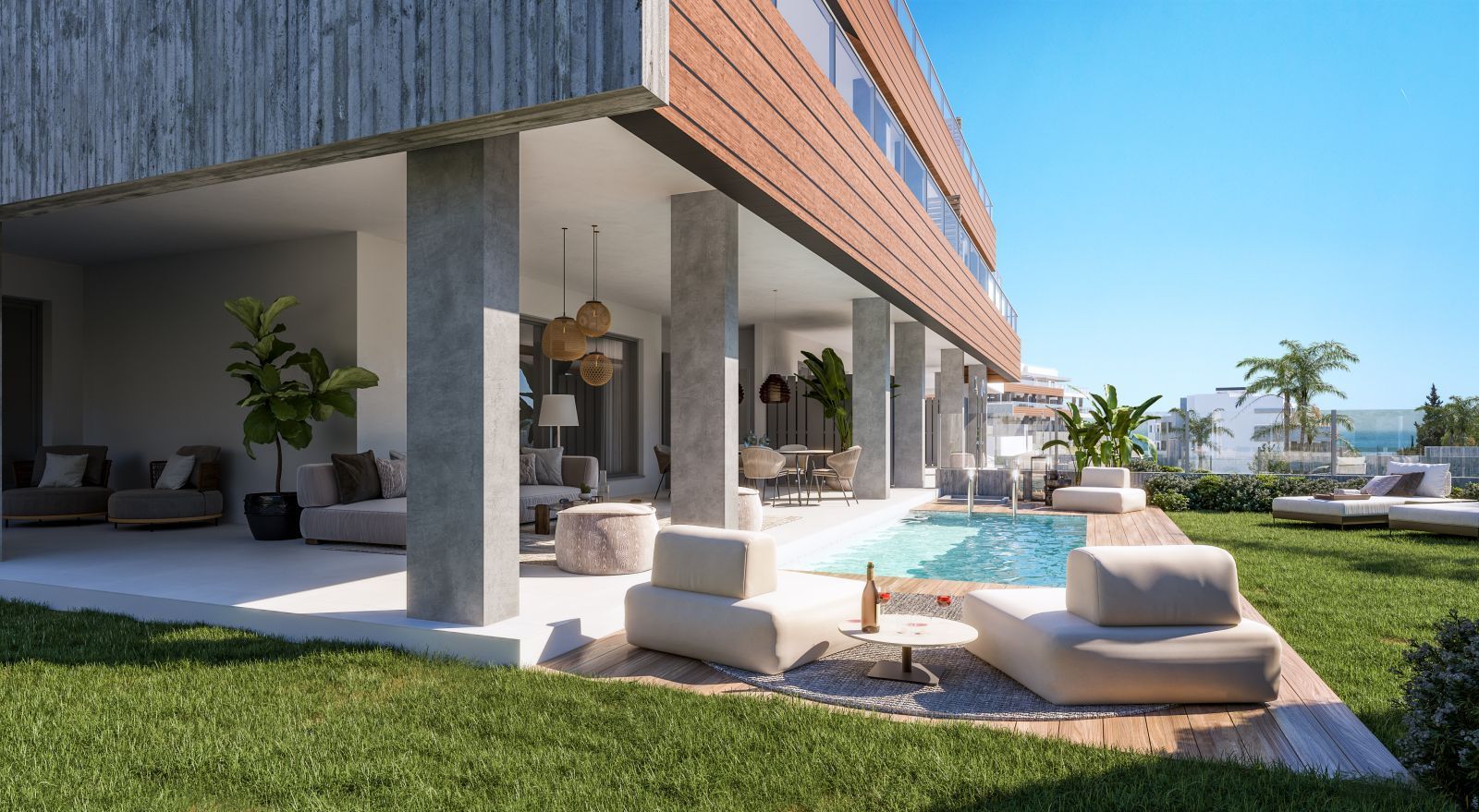 04 luxury poolside villa outdoor living